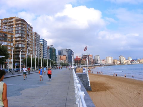 Playa de San Lorenzo, Gijón